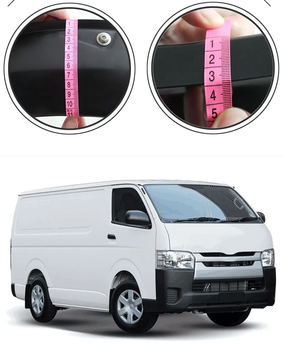 2005- Брызговики для Противотуманные фары для toyota hiace Commuter van Fender аксессуары Брызговики для toyota hiace комплекты колесных арок вспышки Ycsunz