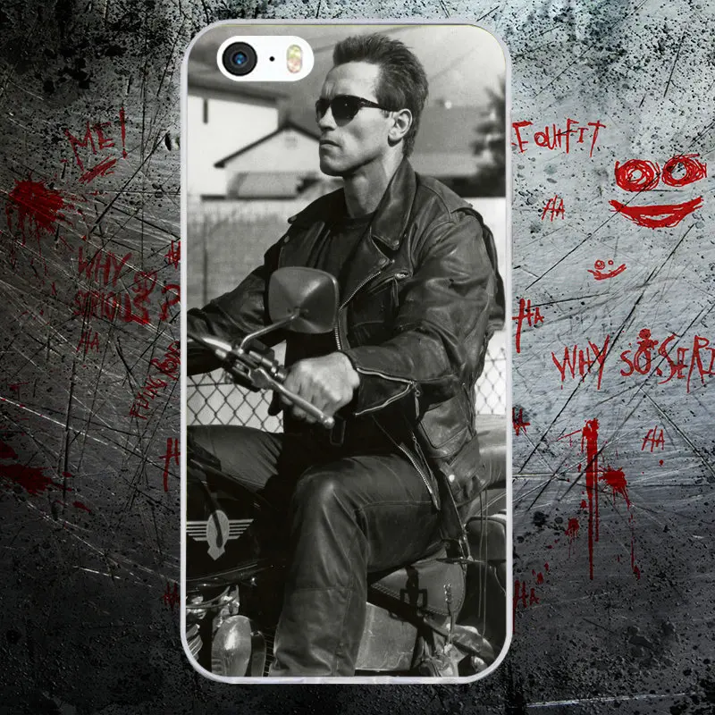 Fashoin Movie Terminator Soft TPU Silicone Mobile Phone Cases Cover for iPhone X 8 7 6S 6 Plus 5 5S SE 5C 4S 4 Shell Bags - Цвет: Picture 4