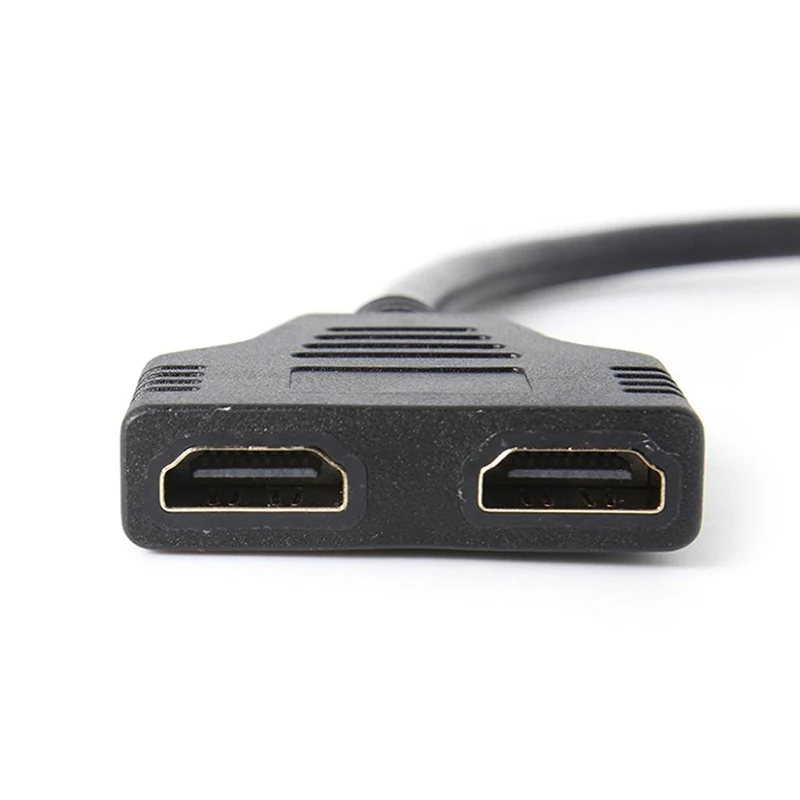 HDMI от 1 до 2 двойной адаптер сигнального носителя конвертер кабель для видео ТВ HD tv