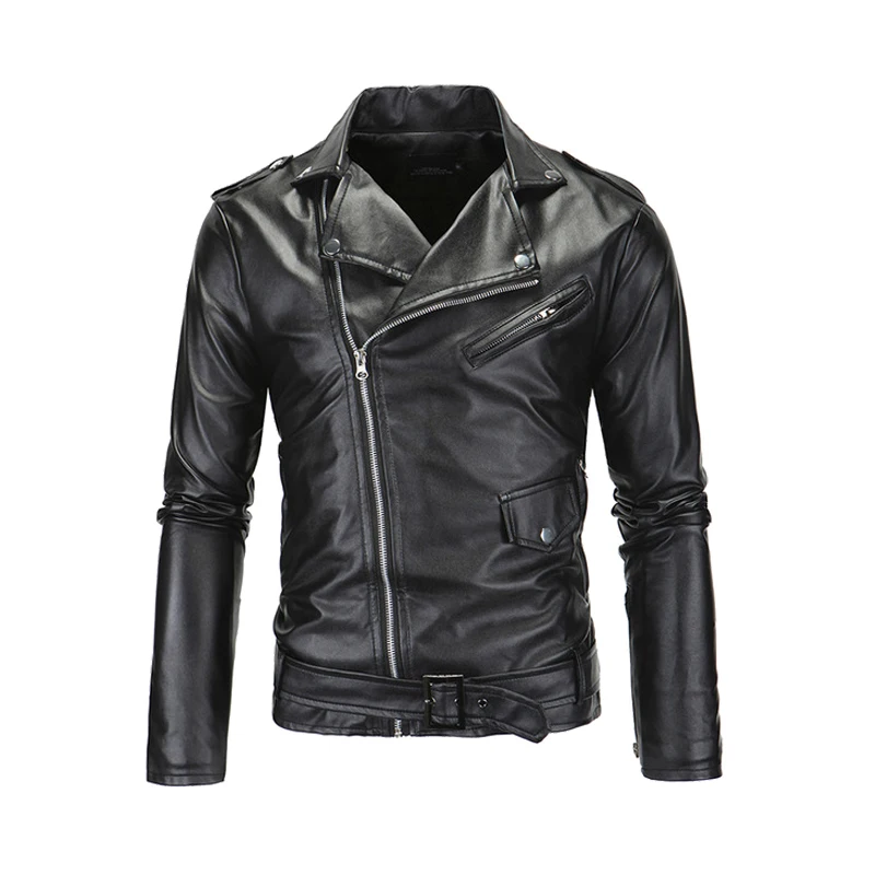 XP09 Black HEROBIKER мотоциклетная куртка из искусственной кожи Мужская винтажная Ретро мото искусственная Панк кожаные куртки одежда для мотоцикла пальто приталенный Размер - Цвет: XP09 Black