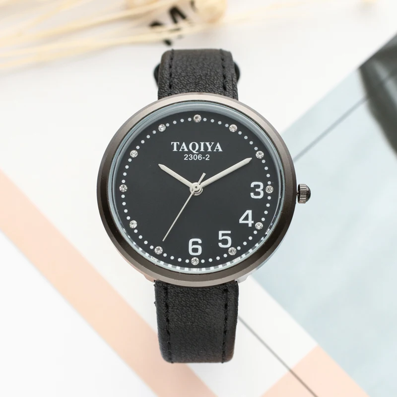 Relojes Para Mujer модные повседневные Дамские Кварцевые часы с маленьким номером ремня
