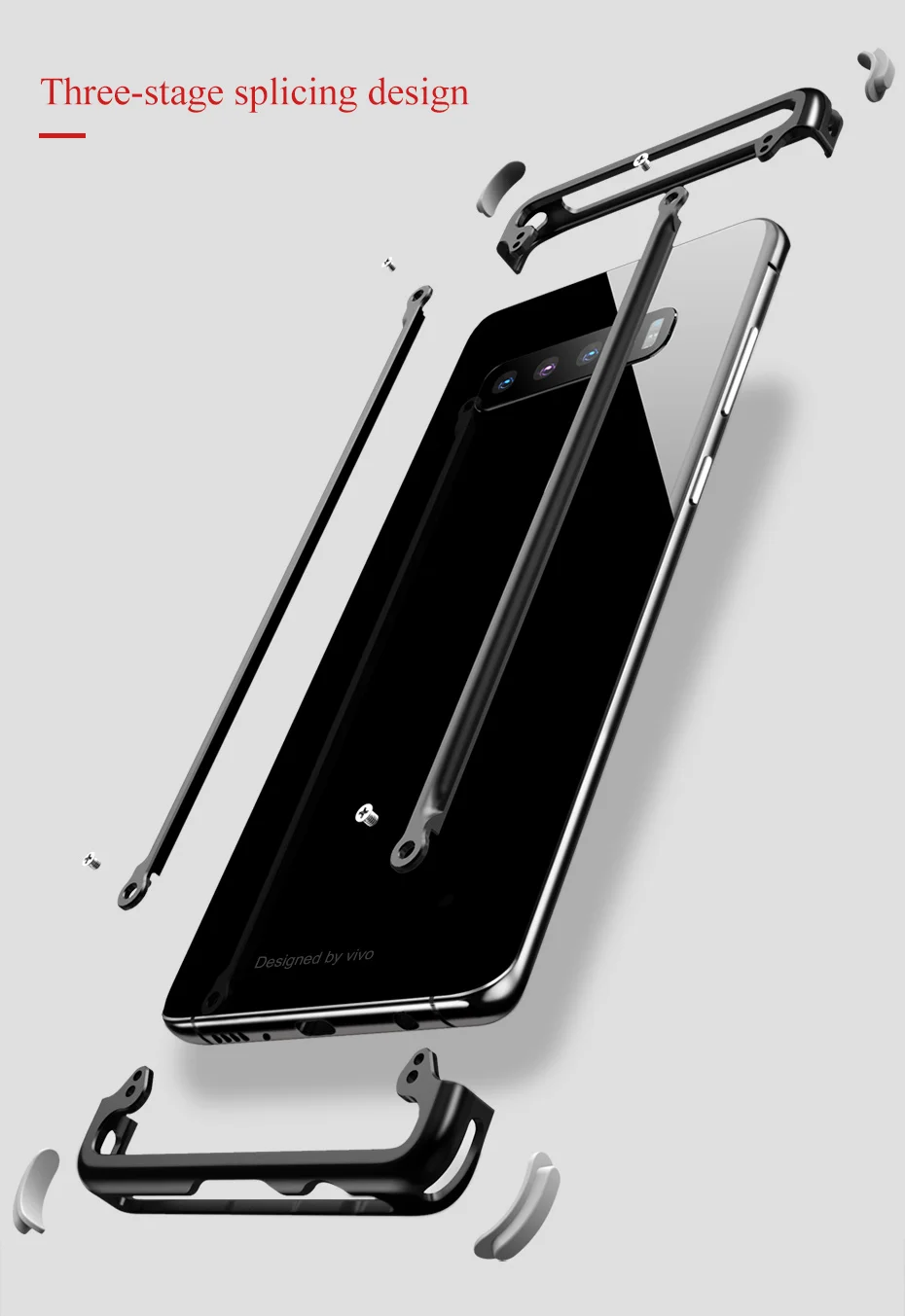 OATSBASF оригинальная подушка безопасности металлический корпус для samsung S10 серии оболочка персональная оболочка металлический бампер оболочка