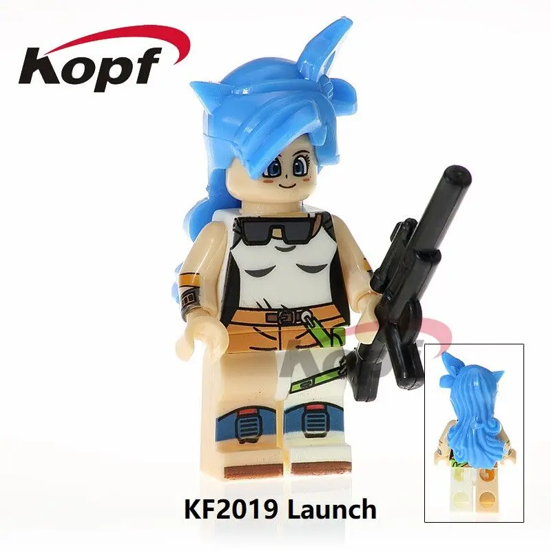 KF2019 Without Box Один Супер Герои движущиеся фигурки Dragon Ball Z обычный синий Krilin купюр Вермут будущее Мужские Шорты для купания Золотой фреиза строительные блоки - Цвет: KF2019 Without Box