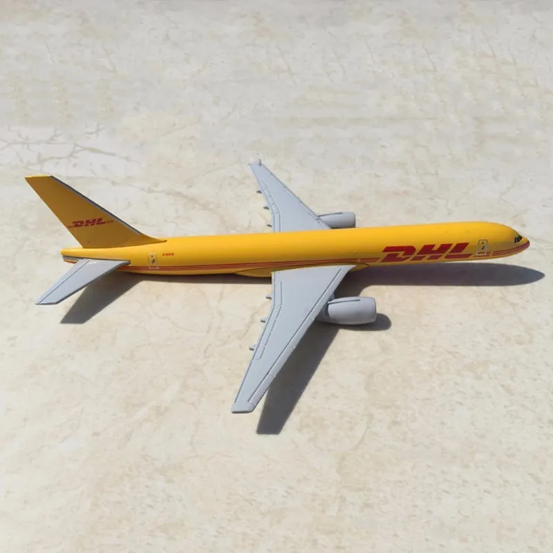 Детские игрушечные модели самолетов 1:400 весы Boeing 757-200 B757 DHL экспресс- модель самолета для фанатов детские подарки игрушки