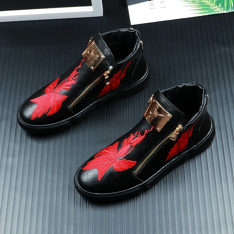 Мужская кожаная обувь на плоской подошве zapatillas hombre дизайнерская брендовая