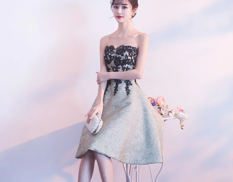 Vestido De Noche Con Cristal Черное вечернее платье с кружевной аппликацией платья для женщин арабское вечернее платье элегантные вечерние платья ES2551