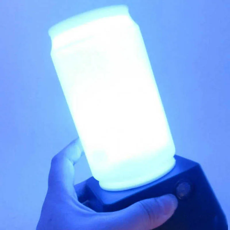 Strange new personality LED Rechargeable Bar table lamp beer bottle Coke logo can be affixed | Освещение