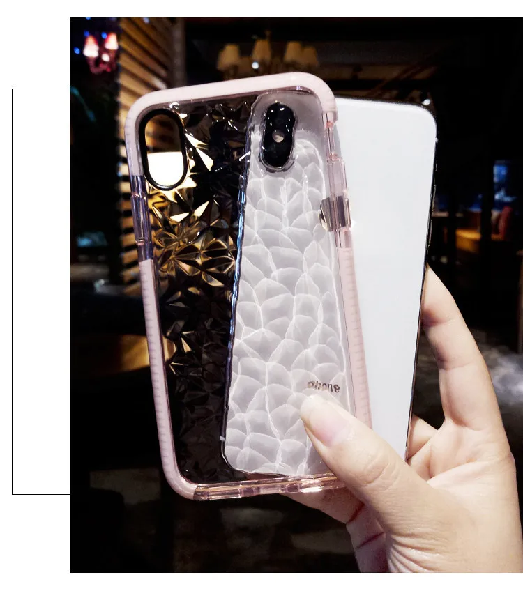Сверхмощный защитный мягкий чехол с алмазным рисунком для Huawei P20 Lite Huawai Pro P10 Plus Honor