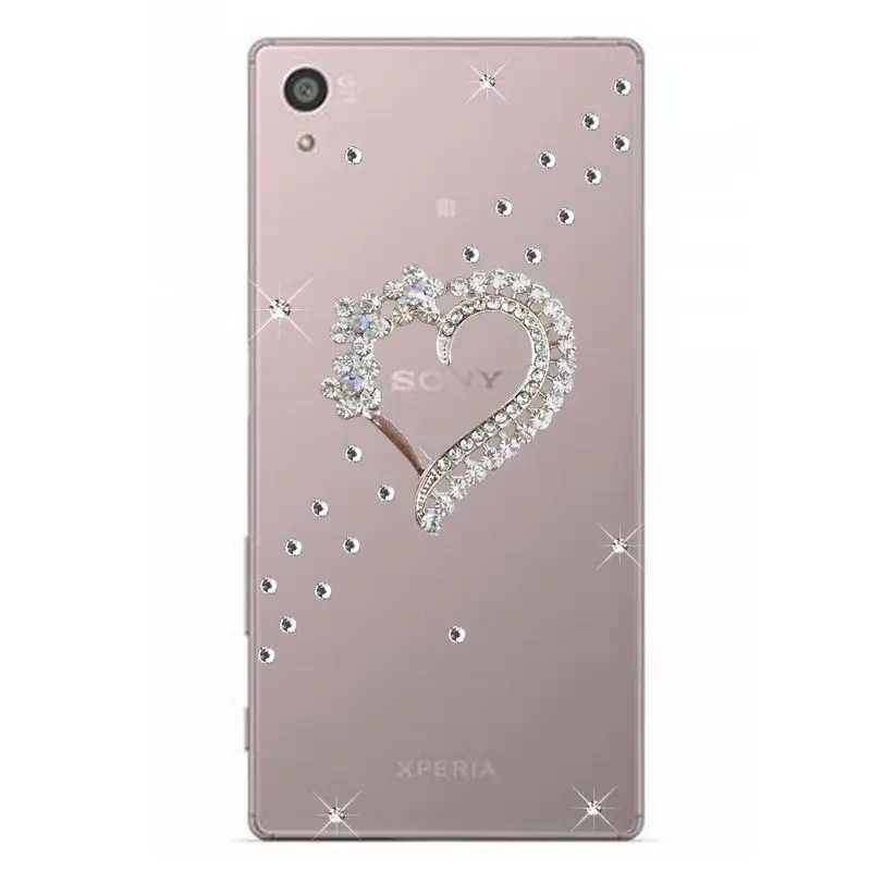 Роскошный блестящий чехол со стразами для Sony Xperia Z5 Premium Z3 Compact Z1 Gliter телефона Z4 Plus
