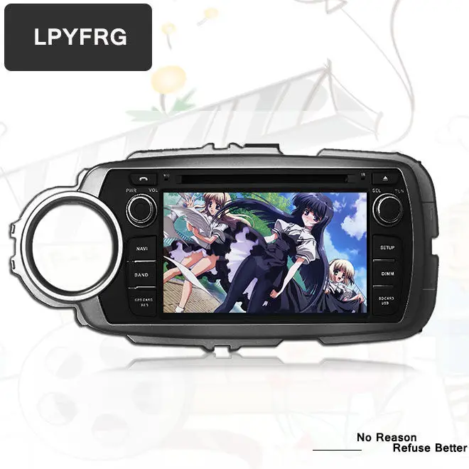 7 &quot4G RAM android 10 автомобильный мультимедийный плеер для Toyota YARIS 2012 2018 2019 карта видео