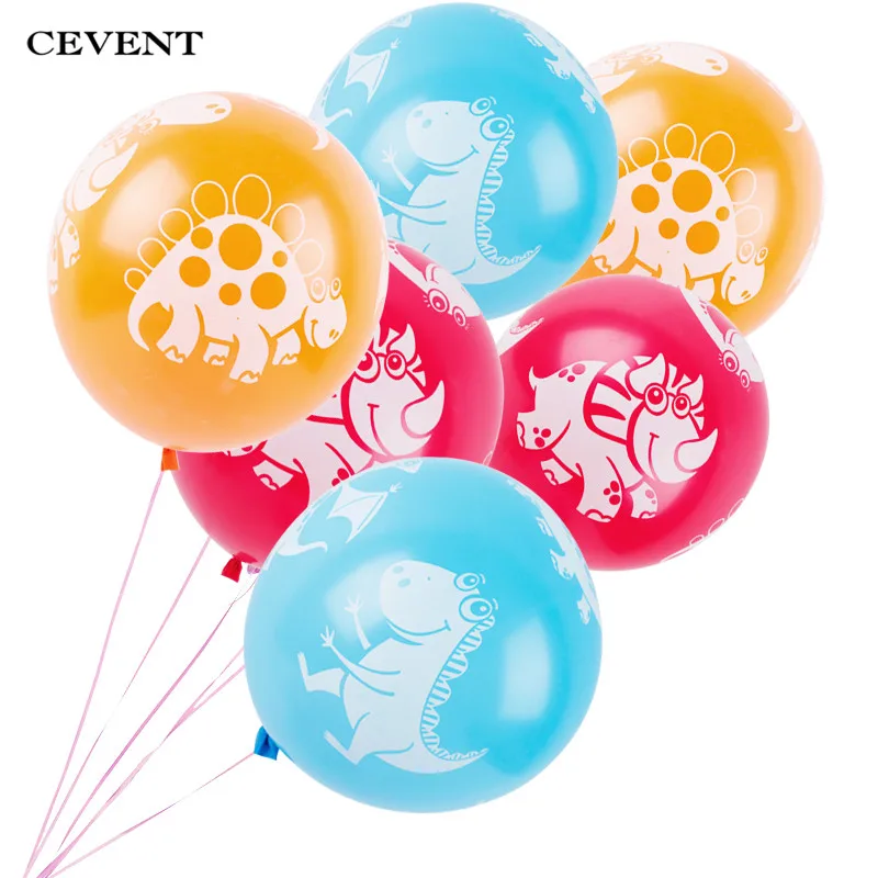 CEVENT 10 шт./компл. 12 дюймовые шары динозавра утолщенные детские игрушечные