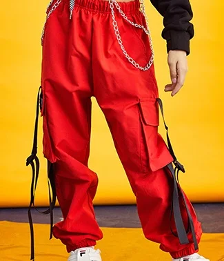 Pants Детские танцевальные костюмы для джаза, топы с длинными рукавами, штаны, одежда в стиле хип-хоп, одежда для девочек для бальных танцев, сценических выступлений, DNV11077 - Цвет: Pants