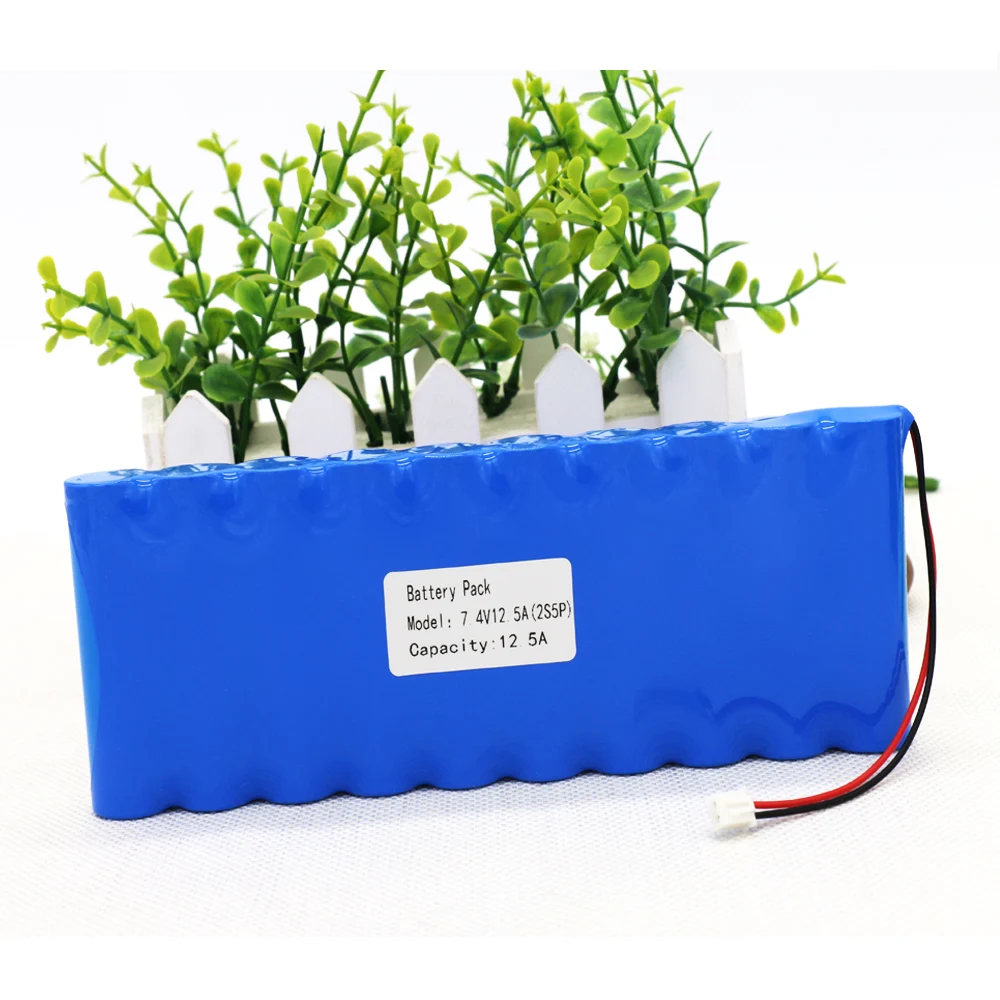 KLUOSI литий-ионный Аккумулятор 7,4 V 8,4 V 12500 MAh аккумулятор 18650 Аккумулятор 12.5Ah перезаряжаемый аккумулятор для велосипеда/CCTV/камеры