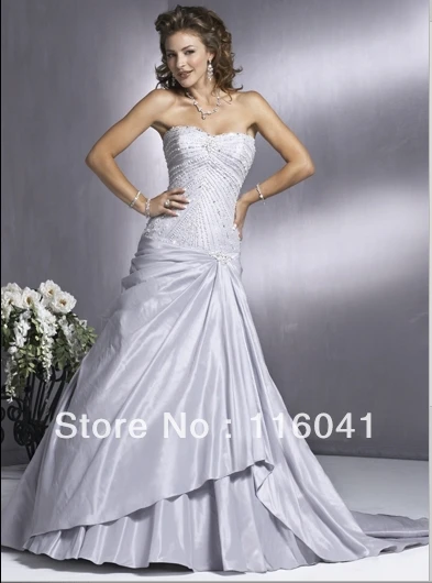 Ball Gown Wedding Dress Girls Dresses Long Sleeved Cute Hire A-Line Floor-Length Chapel Train Beading Sweetheart O 2015 In Stock | Свадьбы и