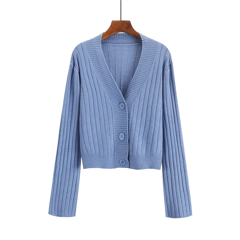 Colorfaith Women Cardigans Sweater New 2019 Knitting Autumn Winter Casual Buttons Single Breasted Outer wear Ladies Tops SW1003 |