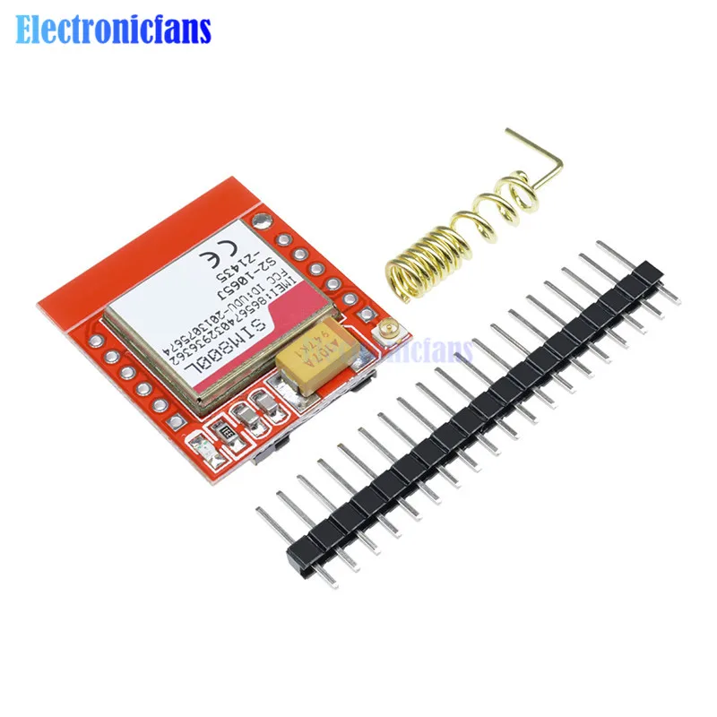 5 шт./лот мини маленький SIM800L GPRS GSM модуль карта MicroSIM Core плата четырехдиапазонный TTL