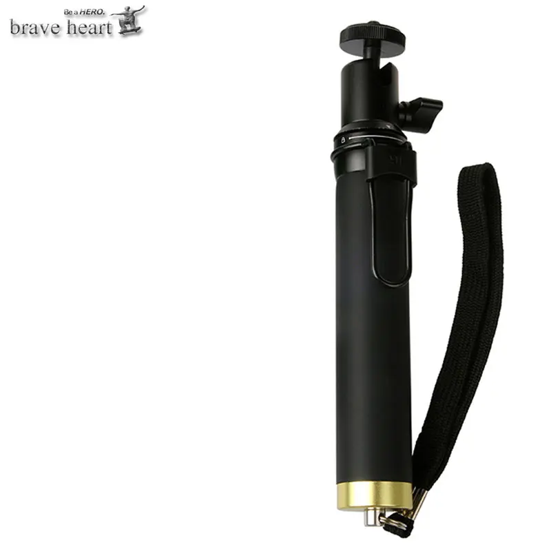 monopod only Brave heart Bluetooth пульт дистанционного управления ручной монопод Штатив селфи палка для Xiaomi YI xiao yi 4k 2 камера аксессуары - Цвет: monopod only