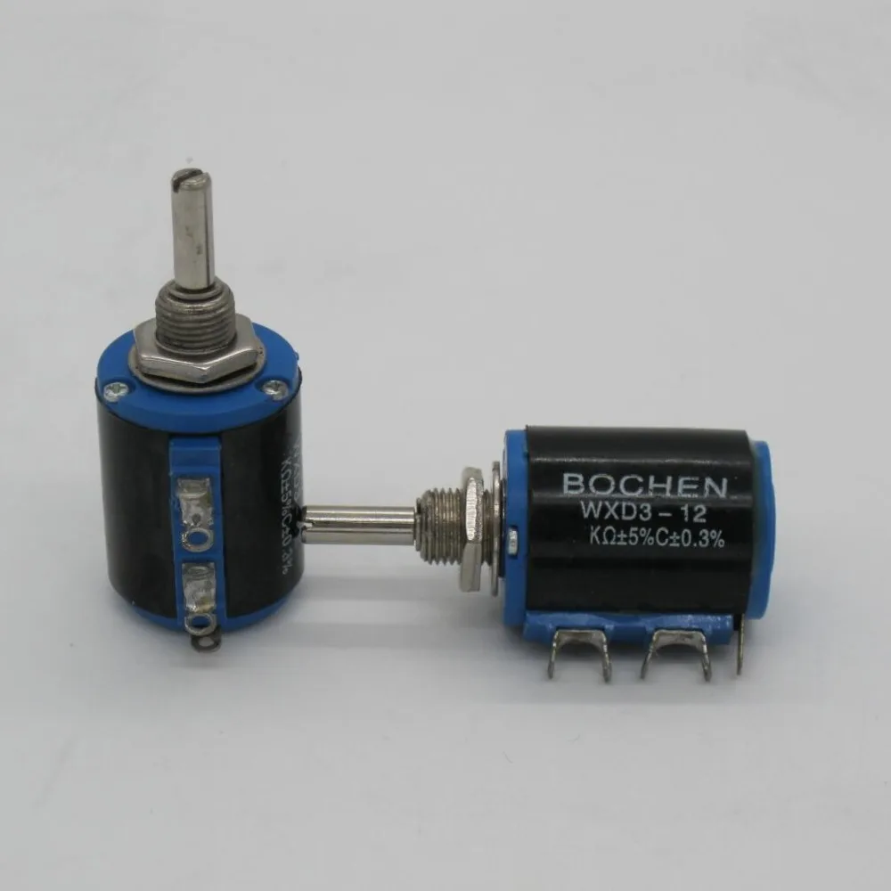 2 шт WXD3 12 2W 10K ohm 5 колец многокруговой прецизионный потенциометр с проволочной