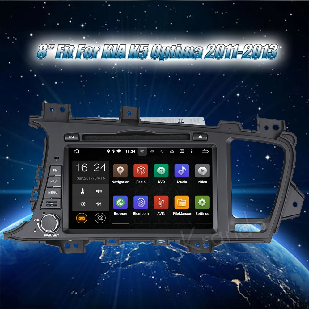 Автомобильный навигатор Krando 8 дюймов Android 9 0 для Kia K5 Optima 2011 2013 аудио радио gps dvd