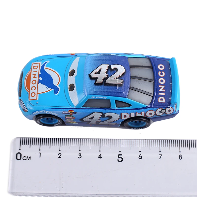 Disney Pixar Cars 3 2 No.42 Cal Weathers Metal Diecast Toy Car 1:55 Lightning McQueen Loose Brand New в наличии|Наземный