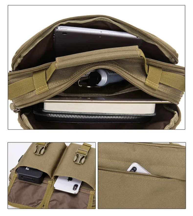 USB Molle Военная Сумка, тактические сумки-мессенджеры, поясная сумка, военный мешок, для кемпинга, на открытом воздухе, для охоты, армейский, Assualt tactique XA675WA