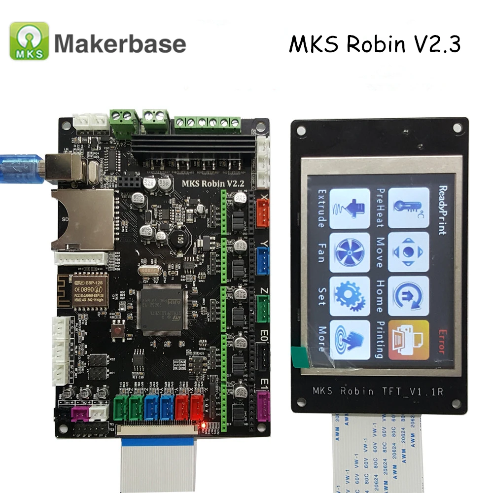 Детали 3d принтера MKS Robin V2.2 материнская плата контроллера с TFT32 дисплей закрытый