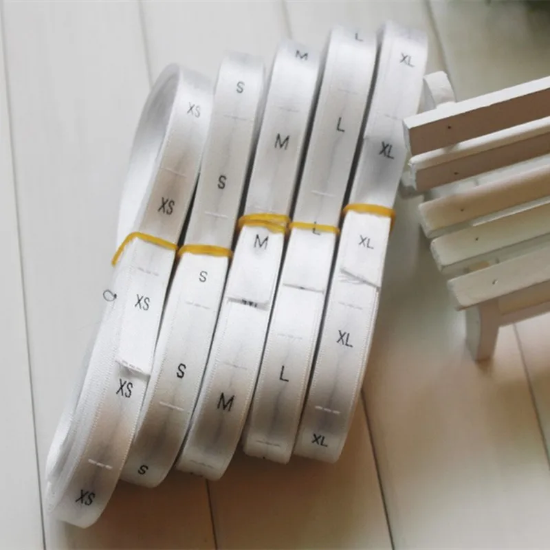 1 2 шт./партия этикетки для размера XS S M L XL XXL 3 3*500 см|letter size label|size tagssize labels |