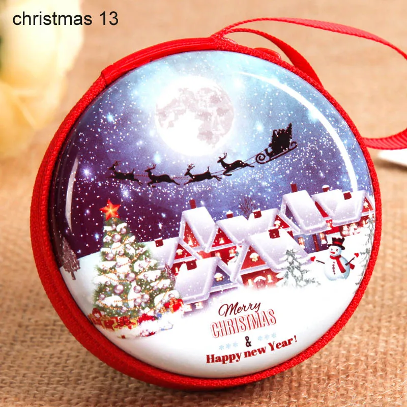 christmas 13 Кошелек, рождественская подвеска, висячие украшения, чехол для ключей для девочек, рождественская елка, кулон для пожилых людей, Рождественская серия, подарок - Цвет: christmas 13