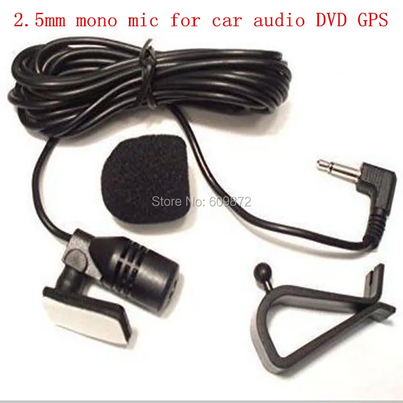 Фабрика микрофон Микрофон 2 5 мм для автомобиля стерео радио GPS DVD Bluetooth включен 600