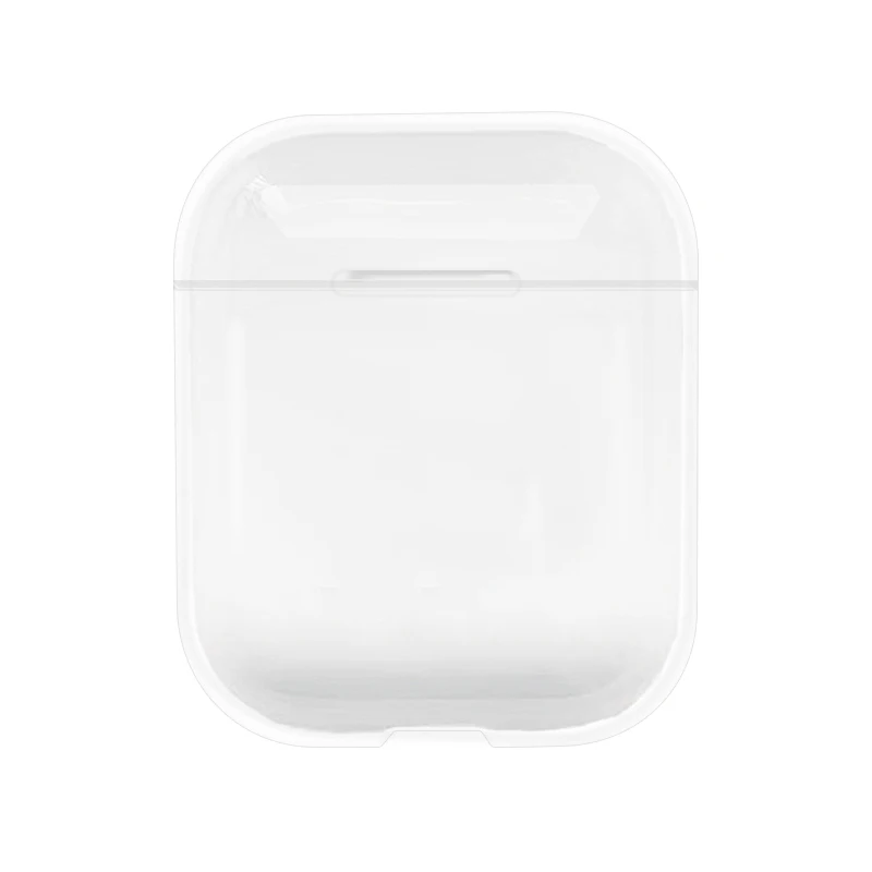 Clear Кожухи головных телефонов для Airpods прозрачный милый узор Жесткий чехол из поликарбоната для Apple Airpods ударопрочный Air Pods Наушники Аксессуары Чехол - Цвет: Clear