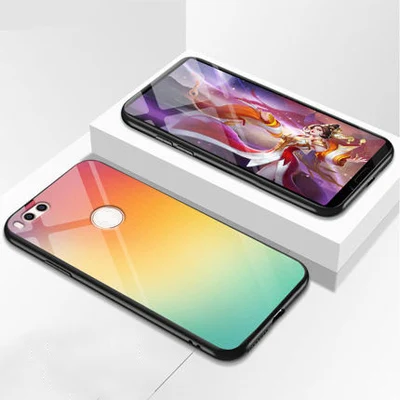 Coque для Smartisan Nut U3 чехол из закаленного стекла с градиентом+ чехол с мягкими краями для Smartisan NutU3 U 3 dream glass чехол s phone shell - Цвет: A5