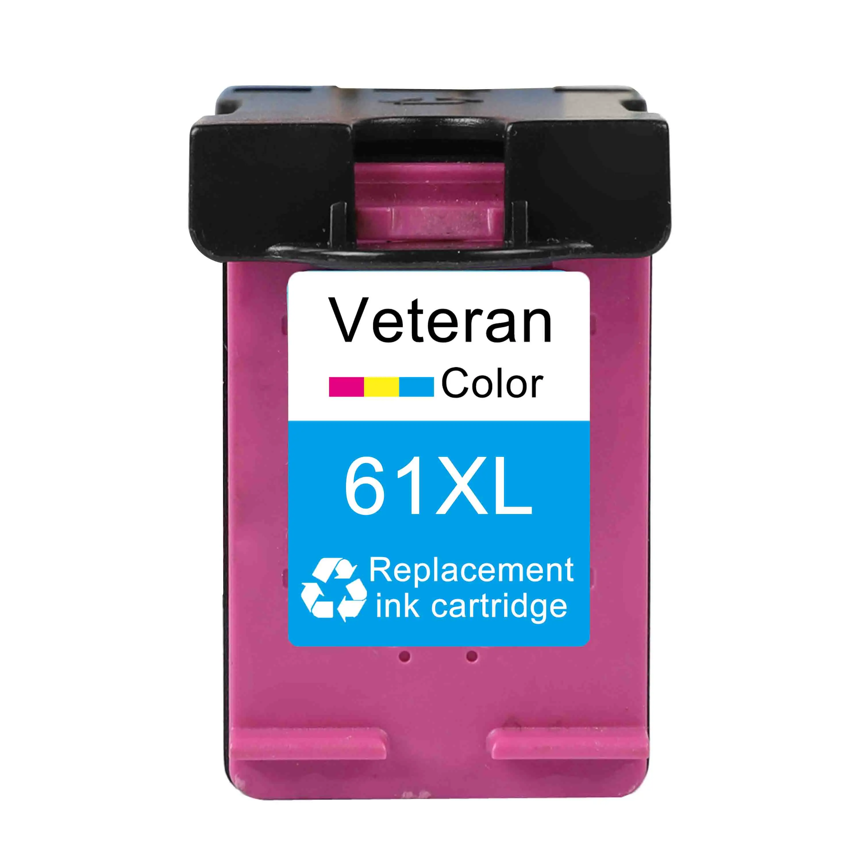 61XL Tri-color Ветеран Совместимость 61XL чернильный картридж для hp 61 hp 61 xl для hp Envy 4500 4502 5530 с чернилами hp Deskjet 1050 2050 3050 3054 3000 1000 принтер - Цвет: 61XL Tri-color