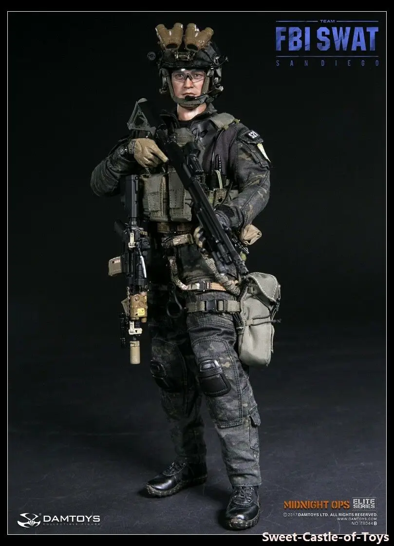 Коллекционная полноразмерная экшн фигурка модель 1:6 американская команда ФБР