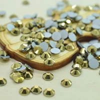 flat back rhinestone crystal strass mine gold 50pcs ss20 4 6 4 8mm non hotfix nail art rhinestones