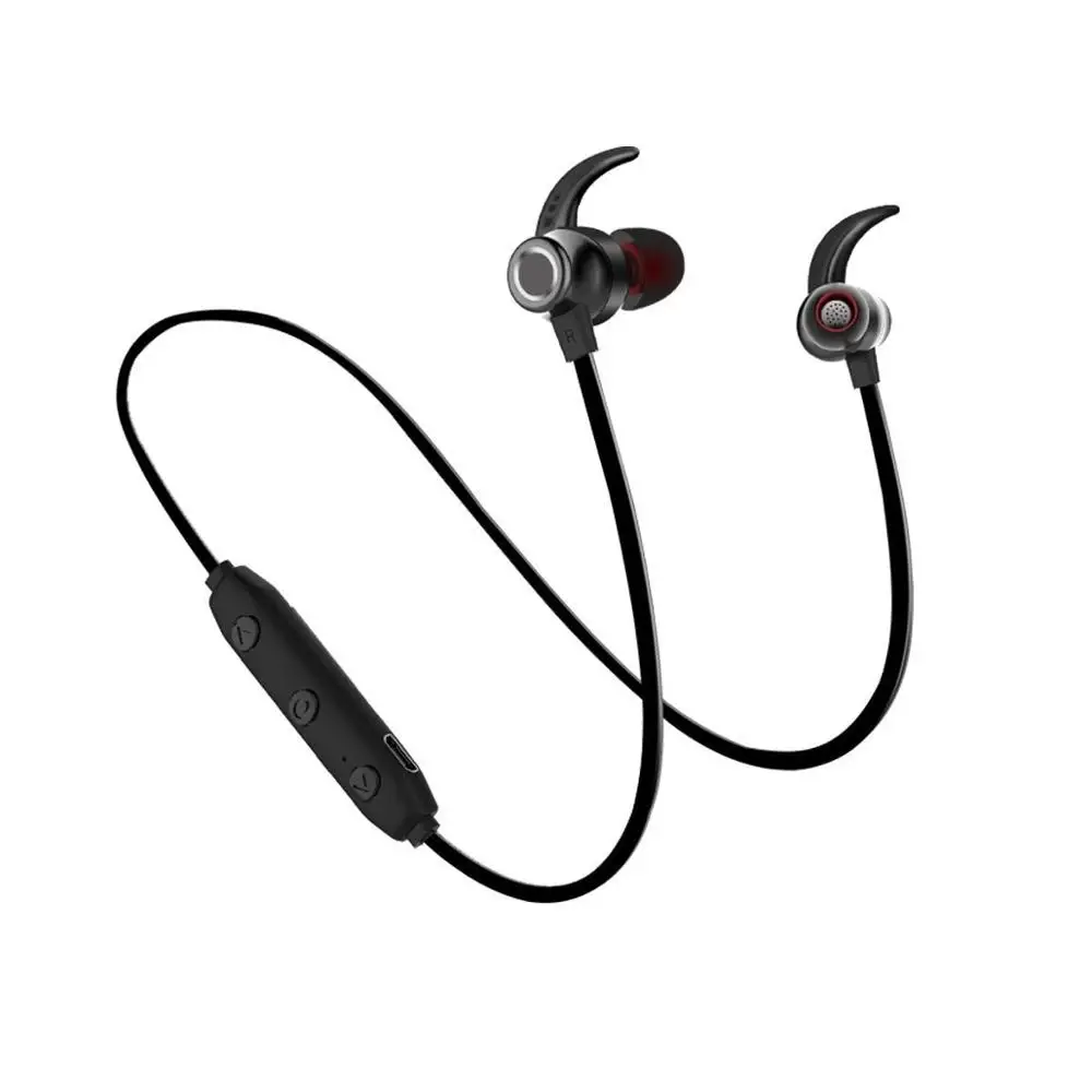 Bluetooth наушники беспроводные шейные спортивные IPX5 Влагозащищенные стерео с
