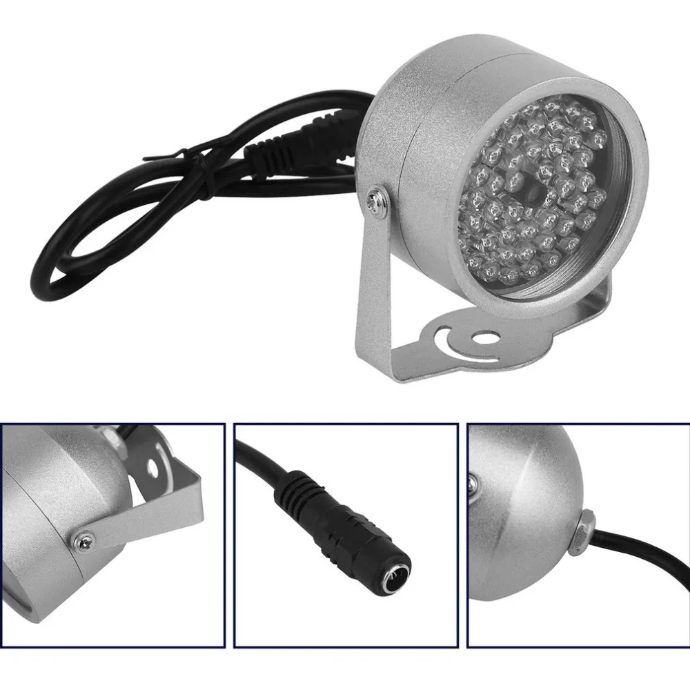 48 светодиодный осветитель ИК светильник Securit 850nm 12 V CCTV инфракрасное ночное