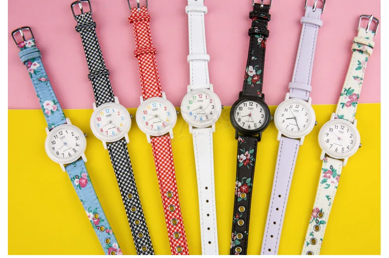 CASIO Часы женские водонепроницаемые кварцевые часы женские простые и модные LQ-139L-6B Relogio masculino настольные часы