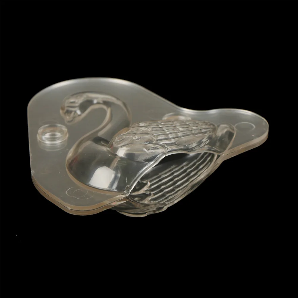 3D Chocolate Mold Swans Candy Cake Decorating Tool Plastic Swan High Quality | Дом и сад