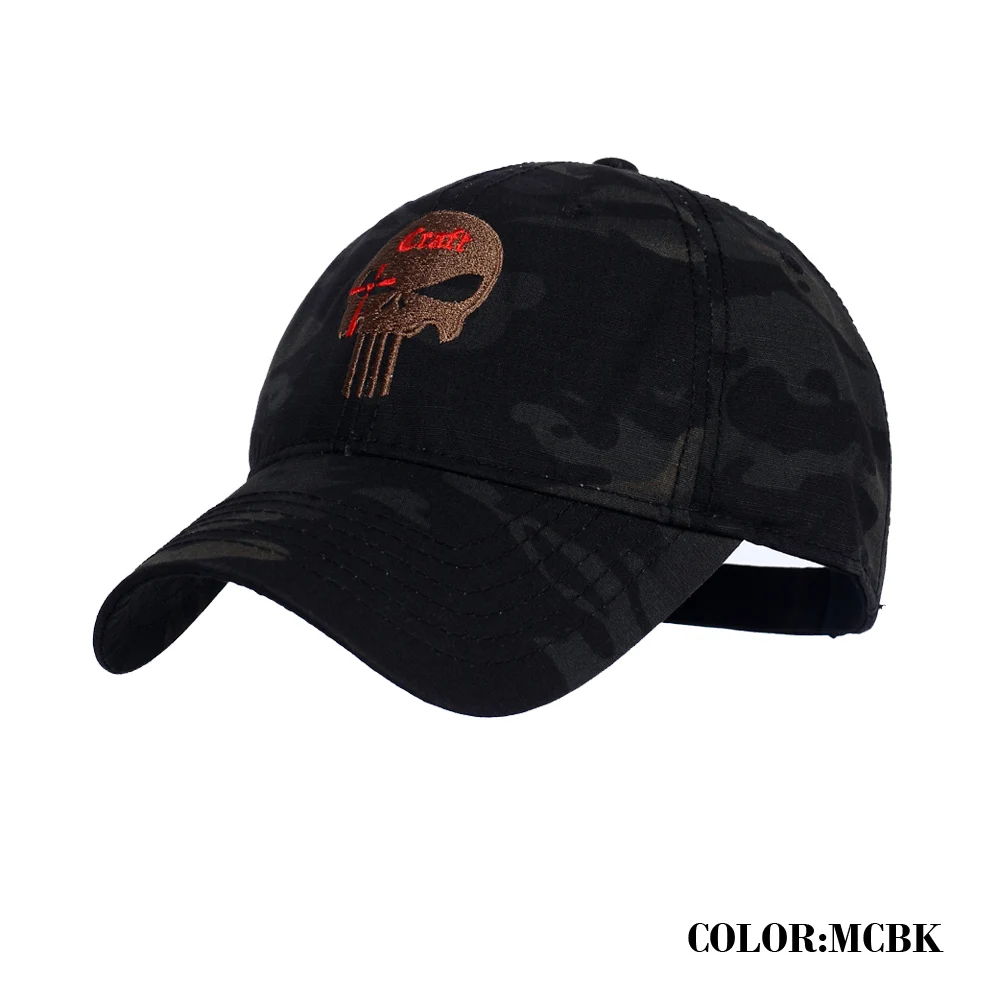 1 PC MCBK T.S.N.K Мужская и женская Беговая Кепка, кепка, американская Каратель, командная Кепка, регулируемая бейсболка, MC цвет - Цвет: 1 PC MCBK