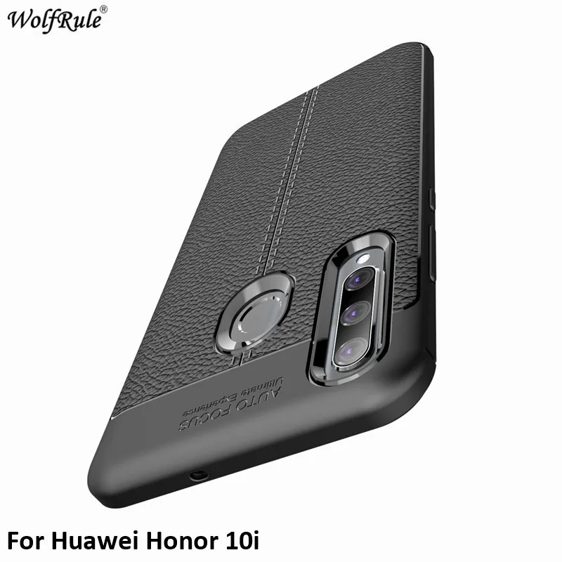 

Чехол для Huawei Honor 10i, мягкий силиконовый чехол-бампер, защитный чехол для задней панели телефона Huawei Honor 10i, чехол для Huawei Honor 10i, чехол с диагона...