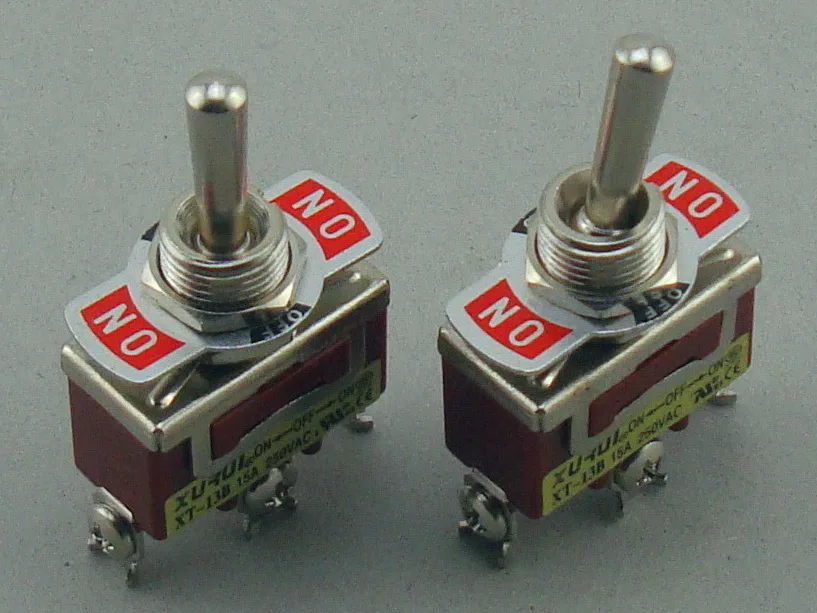 2 шт. XT 13B 15A 250VAC SPDT переключатель ВКЛ./ВЫКЛ. С винтовыми клеммами|switch switch|switch 15aswitch