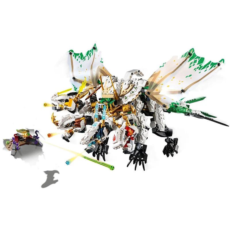 Новый набор ниндзя Ultra Dragon совместимы с Ниндзяго строительные блоки фигура
