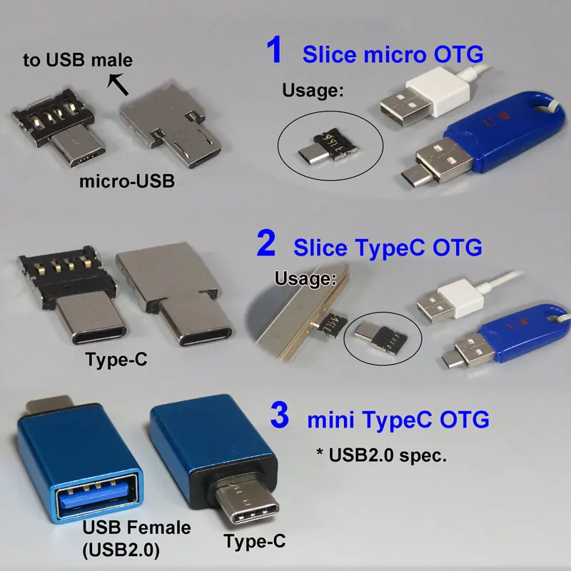 Адаптер pctontype C USB OTG К переходнику micro Type A Мама папа Телефонный кабель для флеш