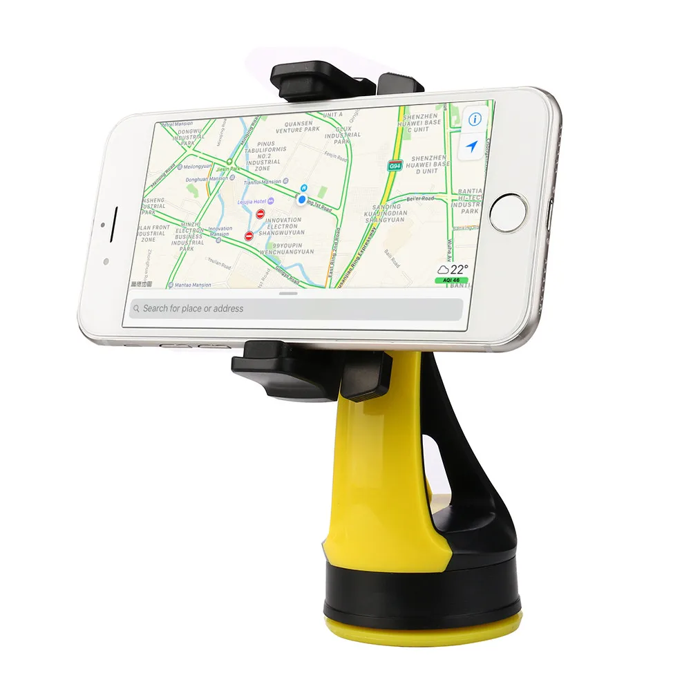 360 градусов вращающийся Автомобильный держатель кронштейн крепления лобового стекла гравитационный присоска автомобильный держатель телефона для телефона samsung gps-ячейка телефон