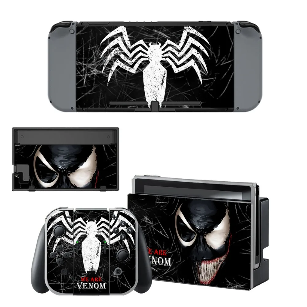 Виниловая наклейка для кожи Venom консоли Nintendo Switch и Joy Con Controlle|Наклейки| |
