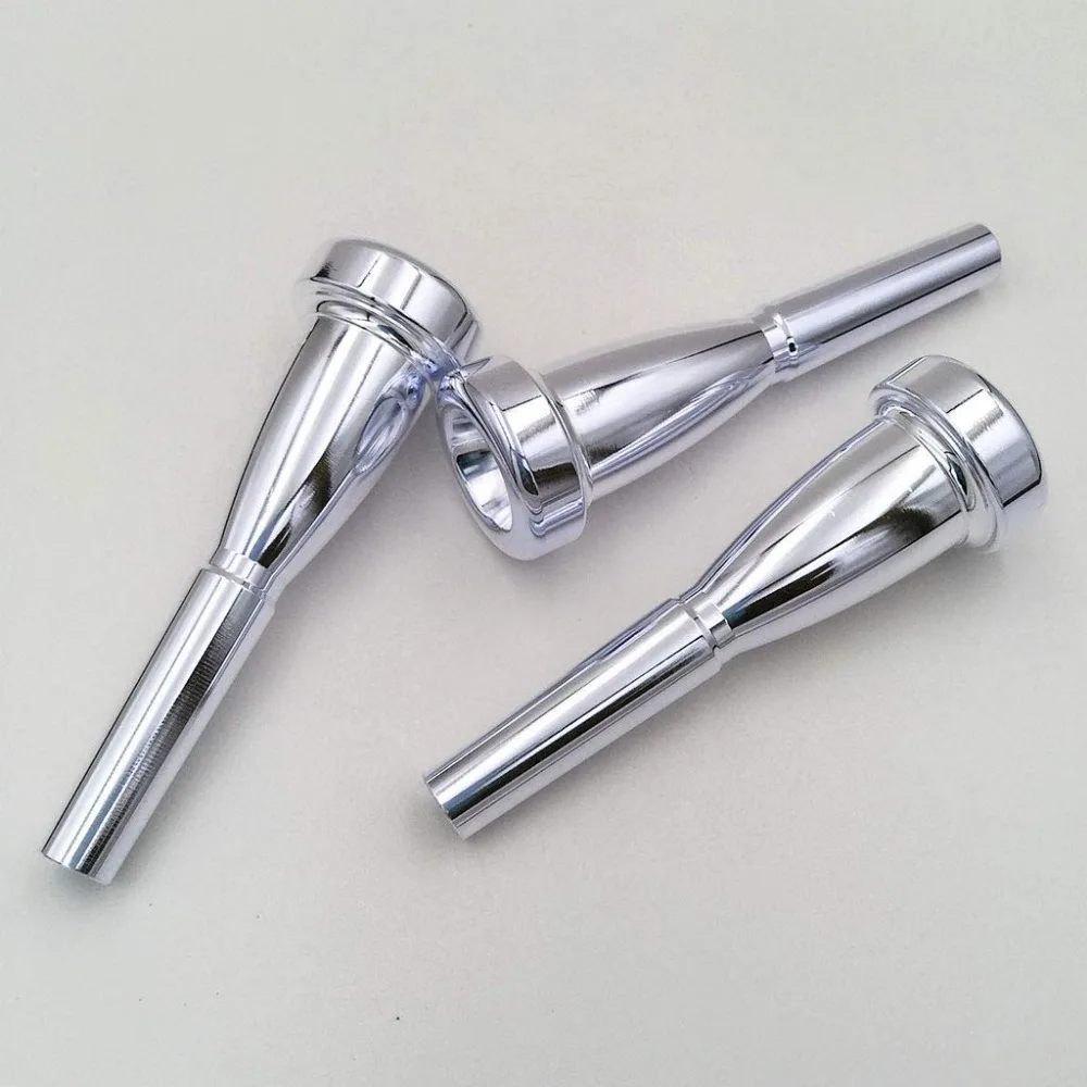 

Silver Trumpet Mouthpiece 3C 5C 7C Size Instrument Accessory for Bach