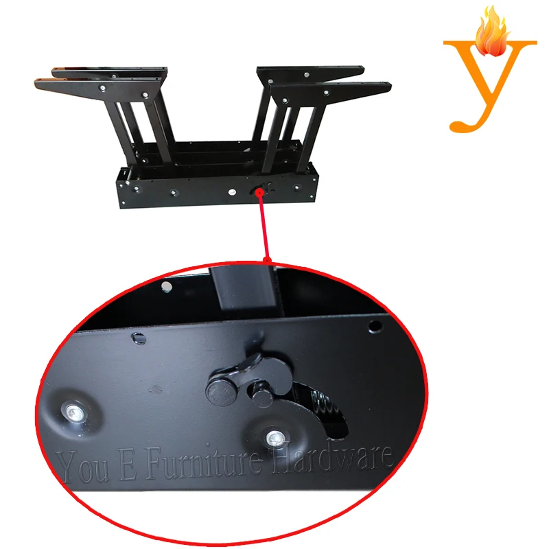 Металлические мебельные детали маленький размер выдвижная столешница кофейный