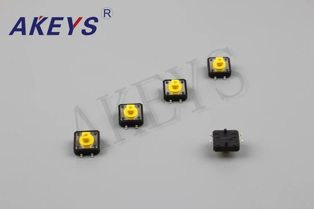 30 шт TS G006 12*12*7 3 моментальный тактовый переключатель 4 pin SMD/SMT типа вертикальный с