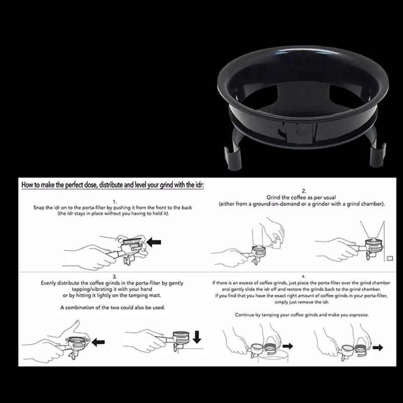 Semi-Automatic Coffee Machine Handle Powder Intelligent Quantitative Ring Anti-Flying Grinder Cup | Бытовая техника