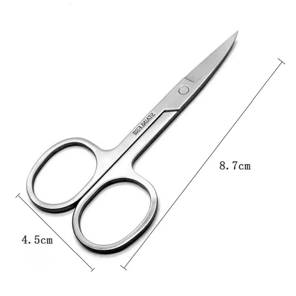3 шт. профессиональные портативные ножницы из нержавеющей стали для макияжа